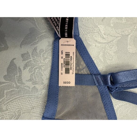 Victoria’s Secret 32DD Very Sexy Unlined Plunge Bra Corset Sides Lace New‎ W Tag - Picture 11 of 11
